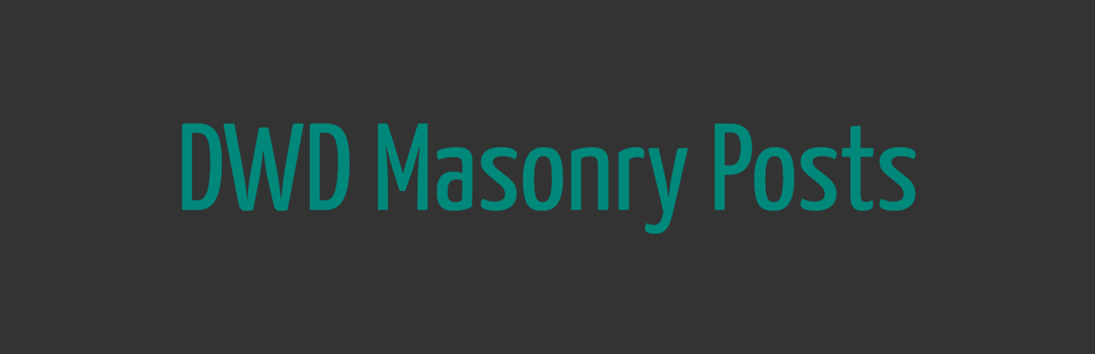 DWD Masonry Posts